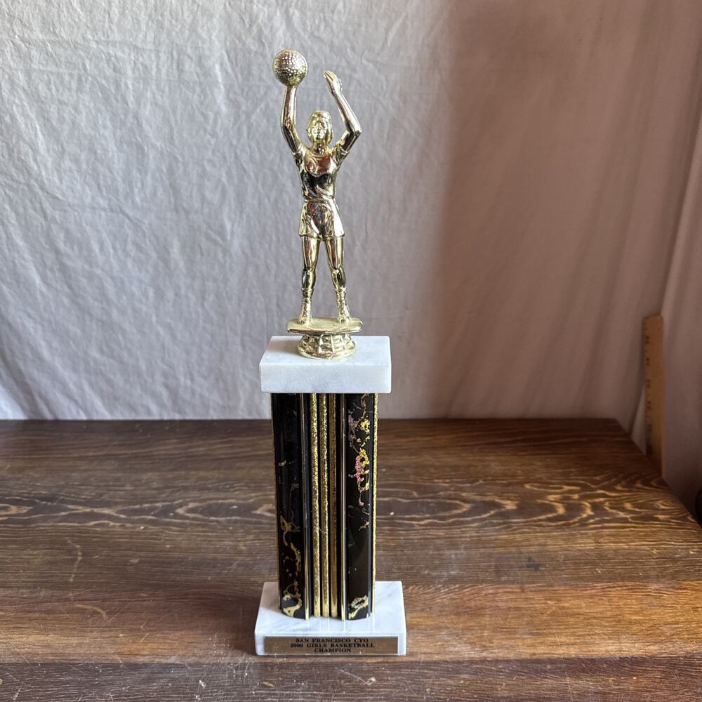 Girls Basketball Player Shooting Trophy 15” Tall San Francisco